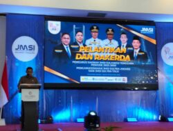 Wagub Sultra Hugua Resmi Buka Pelantikan dan Rakerda JMSI Sultra 2025–2030