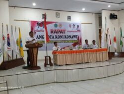 Ketua DPRD Konawe Tegaskan Dukungan Penuh untuk KONI Hadapi Porprov Sultra 2026