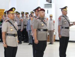 Kapolda Sultra Pimpin Sertijab Pejabat Utama dan Kapolres Jajaran