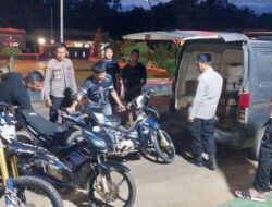 Polsek Pondidaha Intensifkan Patroli Jelang Ramadhan, Tiga Motor Knalpot Brong Diamankan