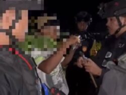 Patroli Ramadan, Tim Perintis Presisi Polda Sultra Amankan Dua Remaja Bawa Sajam di Batbat Kendari