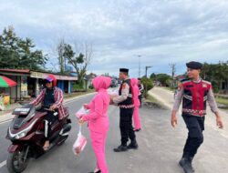 Sat Samapta Polres Konawe dan Bhayangkari Berbagi 100 Paket Takjil di Unaaha, Pererat Silaturahmi di Bulan Ramadhan