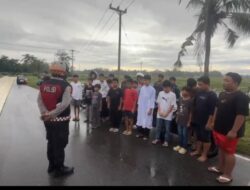 Polres Konawe Tertibkan Balap Liar di Unaaha–Wawotobi, 12 Motor Diamankan