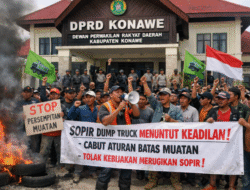 Ratusan Sopir Truk dan Pekerja Pasir di Konawe Akan Demo, Protes Penutupan Tambang Warga