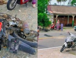 Motor Tabrakan di Trans Sulawesi Kolut, Dua Pengendara Luka-Luka Usai Manuver Berbelok