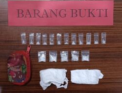 IRT di Kolaka Ditangkap, Polisi Temukan 17 Sachet Sabu Disembunyikan di Kamar