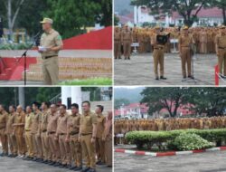 Pimpin Apel Gabungan, Sekda Konawe Tekankan Disiplin ASN dan Perkuat Soliditas Pasca-Ramadan