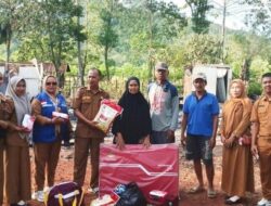 Dinsos Konawe Salurkan Bantuan Darurat bagi Korban Kebakaran di Desa Ahuawali