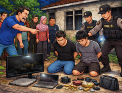 Dua Terduga Pencuri Rumah Kosong di Kendari Diamankan Warga, Polisi Lakukan Pemeriksaan