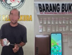 Polresta Kendari Ringkus Pengedar Sabu di Wawonii Barat, 21 Sachet Diamankan