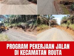 Jalan 45 Km di Routa Dibangun Kolaborasi Desa dan Perusahaan, Masyarakat Rasakan Dampak Nyata