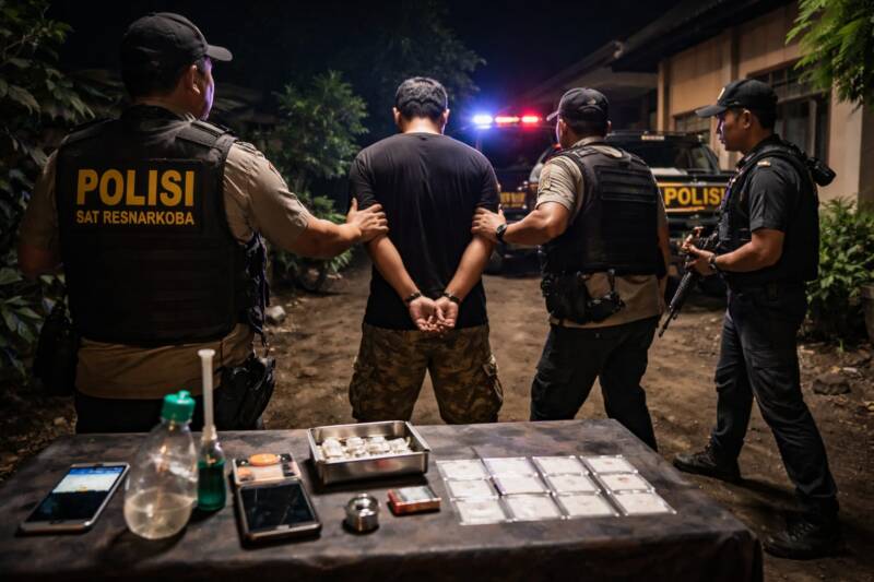 Polisi Ungkap Peredaran Sabu di Konawe, Seorang Pria Diamankan dengan Barang Bukti 7,24 Gram