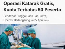 Dinkes Sultra Gelar Operasi Katarak Gratis, Kuota Terbatas 50 Peserta