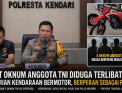 Dugaan Keterlibatan Oknum TNI dalam Kasus Curanmor di Kendari, Empat Anggota Diperiksa sebagai Saksi