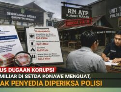 Kasus Dugaan Korupsi Rp9 Miliar di Setda Konawe Menguat, Pihak Penyedia Diperiksa Polisi