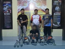 Polsek Tolala Ungkap Pencurian di Rumah Kebun, Pelaku Gondol Chainsaw dan Mesin Pompa Air Senilai Rp35 Juta