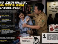 Diduga Lecehkan Mahasiswi, Oknum Sekdes di Konawe Dilaporkan ke Polisi