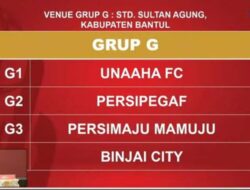 Unaaha FC Masuk Grup G Piala Presiden 2026, Siap Jadi Tuan Rumah di Stadion Sultan Agung