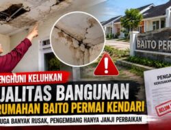 Penghuni Keluhkan Kualitas Bangunan Perumahan Baito Permai Kendari, Pengembang Disebut Hanya Janji Perbaikan