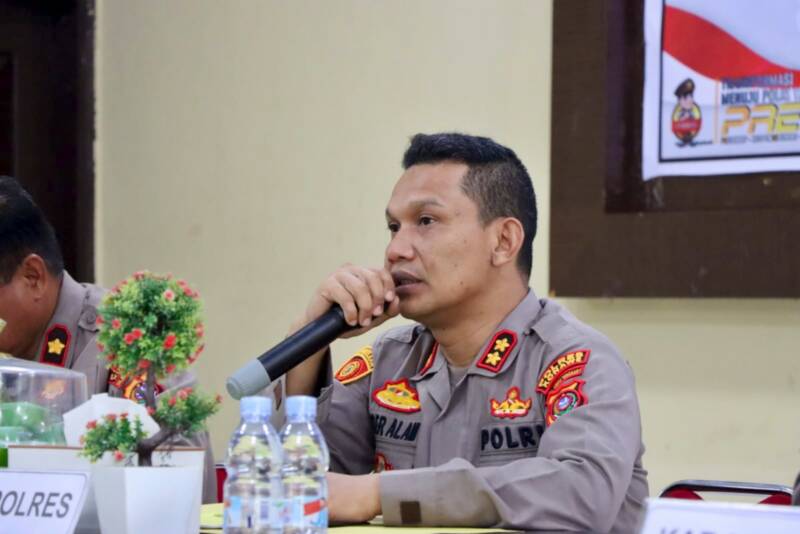 Hadapi Cuaca Ekstrem, Kapolres Konawe Instruksikan Polsek Tingkatkan Kesiapsiagaan