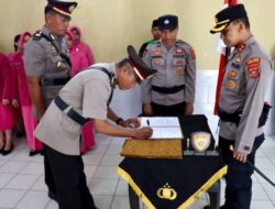 Rotasi Besar di Polres Konawe, Kapolres Pimpin Sertijab Sejumlah Pejabat Strategis