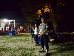 Polsek Wiwirano Amankan Ibadah Kenaikan Yesus Kristus di Gereja Santo Fransiskus Xaverius
