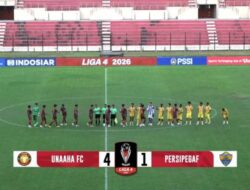 Libas Persipegaf 4-1, Unaaha FC Puncaki Klasemen Sementara Grup G