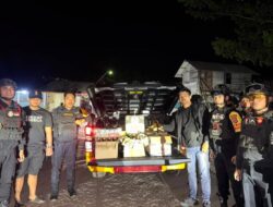 Ops Pekat Anoa 2026, Ditsamapta Polda Sultra Gagalkan Pengiriman 168 Botol Miras Ilegal ke Wawonii