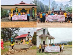 Sambut HUT Bhayangkara ke-80, Polsek Wiwirano Gelar Bhakti Religi di Rumah Ibadah dan Balai Adat