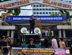Desak Kemendagri Selesaikan Sengketa Tapal Batas Pondidaha–Amonggedo, Massa Gelar Aksi di Jakarta