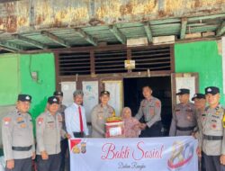 Wujud Kepedulian Jelang HUT Bhayangkara ke-80, Polsek Lasolo Bantu Masyarakat Kurang Mampu