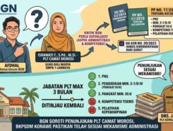 BGN Soroti Penunjukan Plt Camat Morosi, BKPSDM Konawe Pastikan Telah Sesuai Mekanisme Administrasi