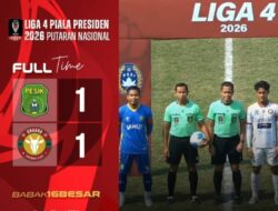 Unaaha FC Lolos ke Babak 8 Besar Liga 4 Nasional, Gol Menit Akhir Ikra Bungkam Perlawanan Pesik Kuningan