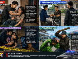 Empat Kasus Menonjol Diungkap Polresta Kendari, dari KDRT, Penggelapan Motor hingga Dugaan Pemerkosaan