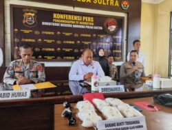 Polres Kolaka Gagalkan Peredaran 3 Kilogram Sabu Jaringan Lintas Provinsi, Kurir Dijanjikan Upah Rp10 Juta