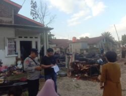 Diduga Korsleting Listrik, Dua Rumah di Wawotobi Konawe Terbakar