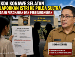 Sekda Konawe Selatan Dilaporkan Istri ke Polda Sultra atas Dugaan Perzinaan dan Perselingkuhan