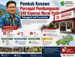 Pemda Konawe Percepat Pembangunan 348 Koperasi Merah Putih, Padangguni Jadi Percontohan