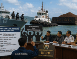 KORUM Sultra Desak DPRD Segera Gelar RDP, Soroti Dugaan Kejanggalan Penangkapan hingga Pelepasan Tongkang Ore Nikel di Konut