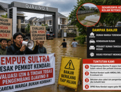 Gempur Sultra Desak Pemkot Kendari Evaluasi Izin Perumahan Djavino 8, Soroti Dugaan Ketiadaan Kolam Retensi Pemicu Banjir