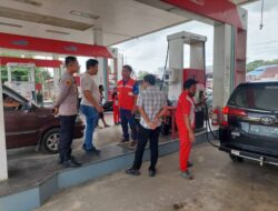Polsek Unaaha Perketat Pengawasan BBM Subsidi, Cek Barcode Kendaraan di SPBU
