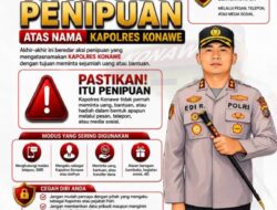 Waspada Penipuan Mengatasnamakan Kapolres Konawe, Polisi Imbau Warga Tak Mudah Percaya