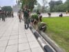 Kodim 1417/Kendari Kerahkan 300 Personel Bersihkan TMP Watubangga Jelang HUT RI ke-81