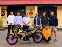 Ungkap Pencurian Motor, URC Satreskrim Reskrim Polres Konawe Amankan Pelaku dan Barang Bukti