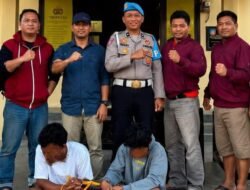 Dua Pemuda Ditangkap, 49 Saset Sabu Seberat 12,02 Gram Disita Polres Konsel