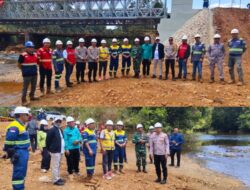 Bupati Konawe Resmikan Dua Jembatan Bailey Bantuan PT ANN di Routa
