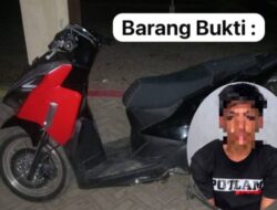 Curanmor di Kendari Terungkap, Motor Milik Anggota Polri Digadaikan Rp1,5 Juta