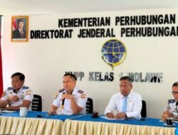Rapat Bulanan, UPP Kelas I Molawe Perkuat Keselamatan Pelayaran dan Kualitas Pelayanan