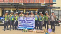 Satlantas Polres Konut Gelar Baksos dan Bansos Peringati HUT Lantas ke-71