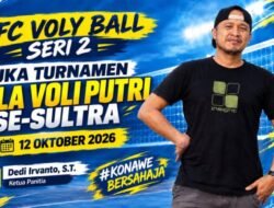 UFC Voly Ball Seri 2 Siap Gelar Turnamen Voli Putri Se-Sultra di Konawe